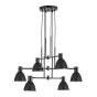 SE21-BL-100-MS2 ADEPT PENDANT Black Metal Pendant Black Metal Shade+ HOMELIGHTING 77-8880