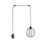 SE21-BL-B10-BL1W-GR2 ADEPT PENDANT Black Metal Grid Wall Lamp+ HOMELIGHTING 77-8895