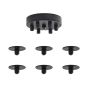 SE21-BL-B10-BL6-MS12  ADEPT FLEX Black Metal Shade Pendant+ HOMELIGHTING 77-8958