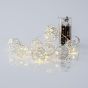 ΣΕΙΡΑ, 10 MINI LED, ΜΕΤΑΛΛΙΚΕΣ ΜΠΑΛΕΣ 3cm, ΜΠΑΤΑΡΙΑΣ 2xAA, ΑΣΗΜΙ ΧΑΛΚΙΝΟ ΚΑΛΩΔΙΟ, ΘΕΡΜΟ ΛΕΥΚΟ LED ANA 10cm, ΠΡΟΕΚΤΑΣΗ ΠΑΡΟΧΗΣ 50cm, IP20 Eurolamp 600-11236