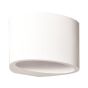 ΑΠΛΙΚΑ ΤΟΙΧΟΥ ΟΒΑΛ MEDIUM ΓΥΨΙΝΗ G9 1x6W 150x120x100 Eurolamp 147-53300