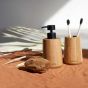 Earth oak set δοχείο κρεμοσάπουνου 150 ml & ποτήρι οδοντόβουρτσας Sealskin  800031