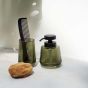 Mood green set δοχείο κρεμοσάπουνου 380 ml & ποτήρι οδοντόβουρτσας Sealskin 800052