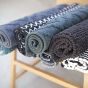 Boho 60x60 black πατάκι μπάνιου Sealskin  800102