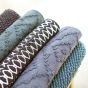 Boho 60x60 black πατάκι μπάνιου Sealskin  800102