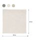 Reverse 60x60 ivory πατάκι μπάνιου Sealskin  800104