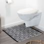 Bandra 60x60 black πατάκι μπάνιου Sealskin  800106