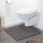 Trellis 60x60 black πατάκι μπάνιου Sealskin 800107