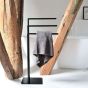 Tube black κρεμάστρα επιδαπέδια 3 θέσεων Sealskin 800201