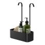 Tiger 2-Store Ράφι κρεμαστό για Βρύση Ντους 25 cm Black 800376 800376