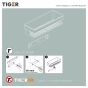 Tiger Cooper Ράφι 28 cm Black / Polished gold 800562 800562