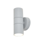 it-Lighting Ouachita 2xGU10 Outdoor Up-Down Wall Lamp Grey D15.2cmx11.3cm 80200634
