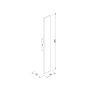 it-Lighting Allatoona LED 10W 3000K Outdoor Wall Lamp Black D:45x80x600 mm 80205711