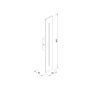 it-Lighting Barton LED 15W 3000K Outdoor Wall Lamp Black D:45x80x600 mm 80205911