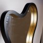 ΚΑΘΡΕΦΤΗΣ ΞΥΛΙΝΟΣ ΜΑΥΡΟΣ - ΧΡΥΣΟΣ 68.8x4.5x90.4cm Eurolamp 811-30001