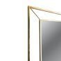 ΚΑΘΡΕΦΤΗΣ ΜΕΤΑΛΛΙΚΟΣ ΧΡΥΣΟΣ 90x2x90cm Eurolamp 811-40006