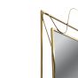 ΚΑΘΡΕΦΤΗΣ ΜΕΤΑΛΛΙΚΟΣ ΧΡΥΣΟΣ 60x2x120cm Eurolamp 811-40007