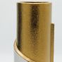 ΒΑΖΟ ΚΕΡΑΜΙΚΟ ΛΕΥΚΟ - ΧΡΥΣΟ 13.5x13.5x36.5cm Eurolamp 819-00103