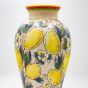 ΒΑΖΟ ΚΕΡΑΜΙΚΟ ΜΠΕΖ-ΜΕ ΛΕΜΟΝΙΑ 20.7x20.7x39.5cm Eurolamp 819-00179