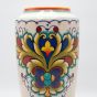 ΒΑΖΟ ΚΕΡΑΜΙΚΟ ΜΠΕΖ-ΧΡΩΜΑΤΙΣΤΟ 17x17x33cm Eurolamp 819-00186