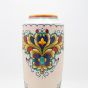 ΒΑΖΟ ΚΕΡΑΜΙΚΟ ΜΠΕΖ-ΧΡΩΜΑΤΙΣΤΟ 18.5x18.5x40cm Eurolamp 819-00187