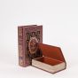 S/2 ΚΟΥΤΙΑ ΒΙΒΛΙΑ GAME OF CHESS ΞΥΛΙΝΟ ΚΑΦΕ 27x18x7cm / 21x13x5cm Eurolamp 819-00287