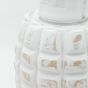 ΒΑΖΟ ΞΥΛΙΝΟ ΛΕΥΚΟ-ΚΑΦΕ 22x41cm Eurolamp 819-00400