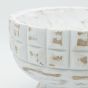 ΔΙΑΚΟΣΜΗΤΙΚΟ ΜΠΩΛ ΞΥΛΙΝΟ ΛΕΥΚΟ-ΚΑΦΕ 24x17.5cm Eurolamp 819-00403