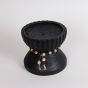 ΚΗΡΟΠΗΓΙΟ ΞΥΛΟ ΜΑΥΡΟ 17x17x15cm Eurolamp 819-00686