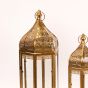 S/2 ΦΑΝΑΡΙΑ ΜΕΤΑΛΛΟ ΜΠΡΟΝΖΕ 23x20x64cm/ 17x15x48cm Eurolamp 819-00884