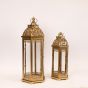 S/2 ΦΑΝΑΡΙΑ ΜΕΤΑΛΛΟ ΜΠΡΟΝΖΕ 25.5x22x62cm/ 20.5x18x46cm Eurolamp 819-00886