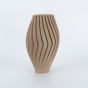 ΒΑΖΟ ΠΟΛΥΡΕΖΙΝ ΚΑΦΕ 24x14x36.2cm Eurolamp 819-01595