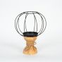 ΚΗΡΟΠΗΓΙΟ ΞΥΛΙΝΟ ΚΑΦΕ 20.5x20.5x28.5cm Eurolamp 752-23024