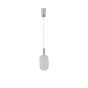 ΦΩΤΙΣΤΙΚΟ ΚΡΕΜΑΣΤΟ ΜΕΤΑΛΛΟ ΜΟΝΟΦΩΤΟ LED 6.3W 648Lm 3000K Φ130X1588mm ΑΣΗΜΙ ARTE ILLUMINA PERFORATO Eurolamp 144-15066