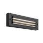 ΦΩΤΙΣΤΙΚΟ ΤΟΙΧΟΥ ΜΕ ΓΡΙΛΙΕΣ LED 6W 255X42X90 3CCT IP65 ΜΑΥΡΟ ARTE ILLUMINA SENARIO Eurolamp 145-52109