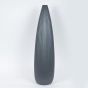 ΒΑΖΟ ΚΕΡΑΜΙΚΟ ΑΝΘΡΑΚΙ 19.5x78cm Eurolamp 752-20393