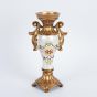 ΚΗΡΟΠΗΓΙΟ ΠΟΛΥΡΕΖΙΝ ΛΕΥΚΟ - ΧΡΥΣΟ 15x9.5x29cm Eurolamp 752-21016