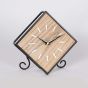 ΕΠΙΤΡΑΠΕΖΙΟ ΡΟΛΟΪ ΞΥΛΙΝΟ - ΜΕΤΑΛΙΚΟ 21.5x10x22cm Eurolamp 753-13010