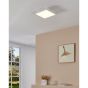 Φωτιστικό Οροφής 30x30cm LED Panel 16w 2700-6500K 1750lm RGBW Εφαρμογή-Τηλεχειριστήριο Eglo Turcona 900057