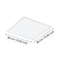 Eglo Turcona Τετράγωνο Χωνευτό LED Panel Ισχύος 32.4W RGBW Dimmable 60x60εκ. 900059