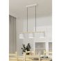 Κρεμαστό Φωτιστικό Τρίφωτο Ράγα 3xE27 L91xH110cm Χάλυβας -Ξύλο Eglo Mariel 900362