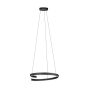 Φωτιστικό Κρεμαστό Ø600xH1540mm Led Tunable 42,5w 5300lm Μαύρο Eglo Andabaia-Z 900404