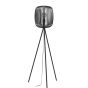 Φωτιστικό Δαπέδου Μαύρο Τρίποδο D63xH140cm 1xE27 Eglo Romazzina 900522