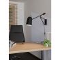 Απλίκα Επίτοιχη 1xE27 L106cm Μαύρη Eglo Loreto 900614