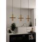 Κρεμαστό Φωτιστικό Τρίφωτο L95cm 3xE27 Χρυσό Eglo Escandell 900732