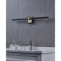 Φωτιστικό Τοίχου L800xH110mm LED 17,5w 3000K 2000lm Black Brushed Brass Eglo Peguera 900929