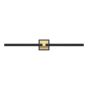 Φωτιστικό Τοίχου L800xH110mm LED 17,5w 3000K 2000lm Black Brushed Brass Eglo Peguera 900929