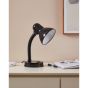 Eglo Basic Φωτιστικό Γραφείου με Εύκαμπτο Βραχίονα 12.5x30cm σε Μαύρο Χρώμα 9228