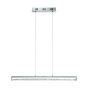 Φωτιστικό Κρεμαστό Ράγα L1000xB80xH1100mm Dimmable Led 6x6w 3420lm 2700-5000Κ Χρωμέ-Κρύσταλλα Διάφανα Eglo Cardito 1 93626