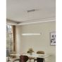 Φωτιστικό Κρεμαστό Ράγα L1000xB80xH1100mm Dimmable Led 6x6w 3420lm 2700-5000Κ Χρωμέ-Κρύσταλλα Διάφανα Eglo Cardito 1 93626